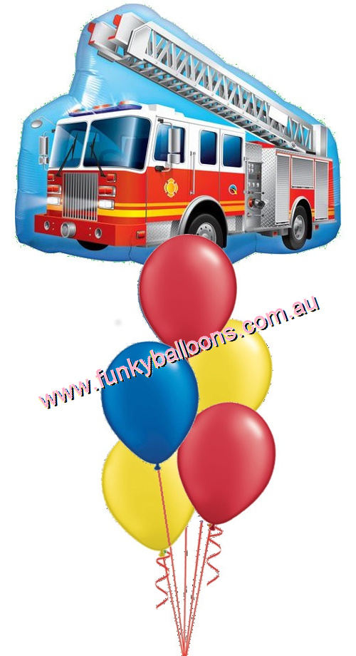 (image for) Red Fire Engine Bouquet - Click Image to Close