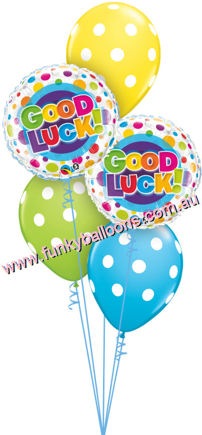 (image for) Good Luck Colourful Dots Bouquet - Click Image to Close