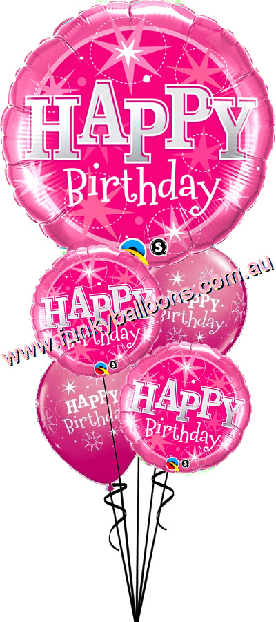(image for) Mega Hot Pink Birthday Bouquet - Click Image to Close