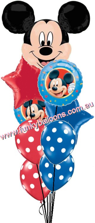 (image for) Mickey Mouse Polka Dots Bouquet - Click Image to Close