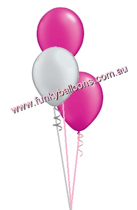3 Balloon Table Bunch (Float Time 3+ Days) - Click Image to Close